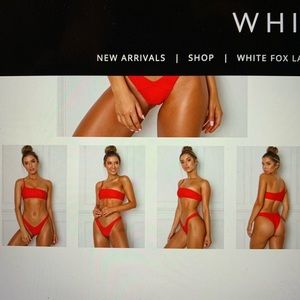 White Fox Boutique Swim - White fox boutique Hampton’s red bikini top White Fox Boutique Swim - White fox boutique Hampton’s red bikini top
